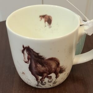 Royal Worcester Wrendale Designs by Portmeirion Tea Coffee Cup/Mug Gigi horse